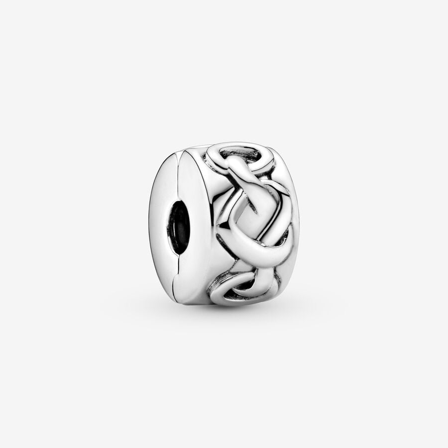 Pandora Knotted Clip Clips Silver | 314LIUKME