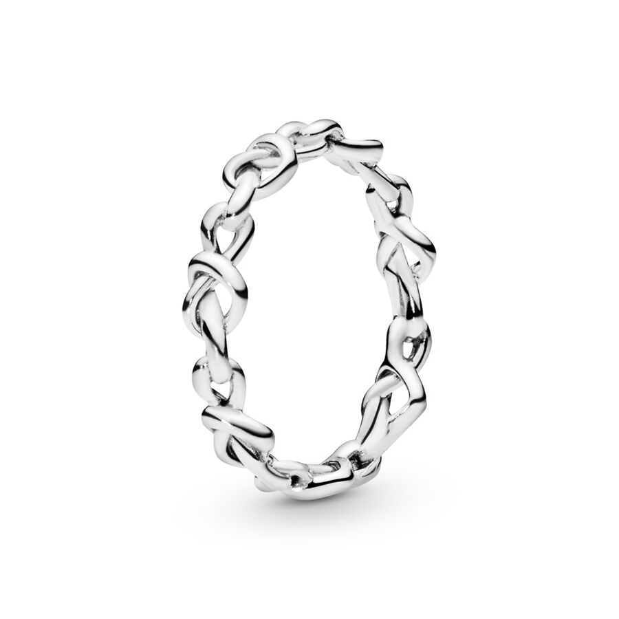 Pandora Knotted Hearts Ring Uppsättningar Olika Färger | 374STYUQH