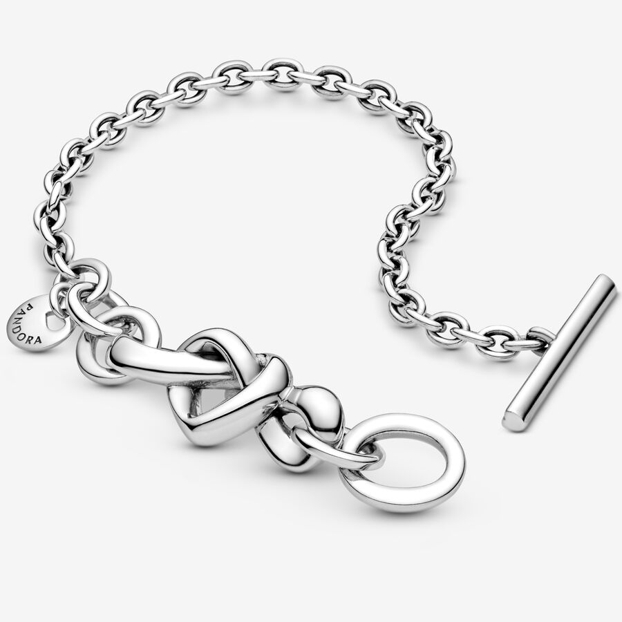 Pandora Knotted Non-Charms Silver | 857XCHRMA