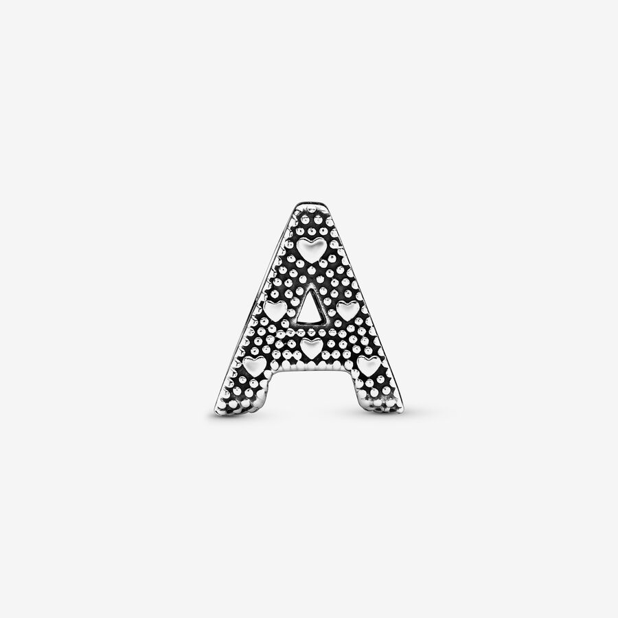 Pandora Letter A Alphabet Berlocker Silver | 421RWSYLA