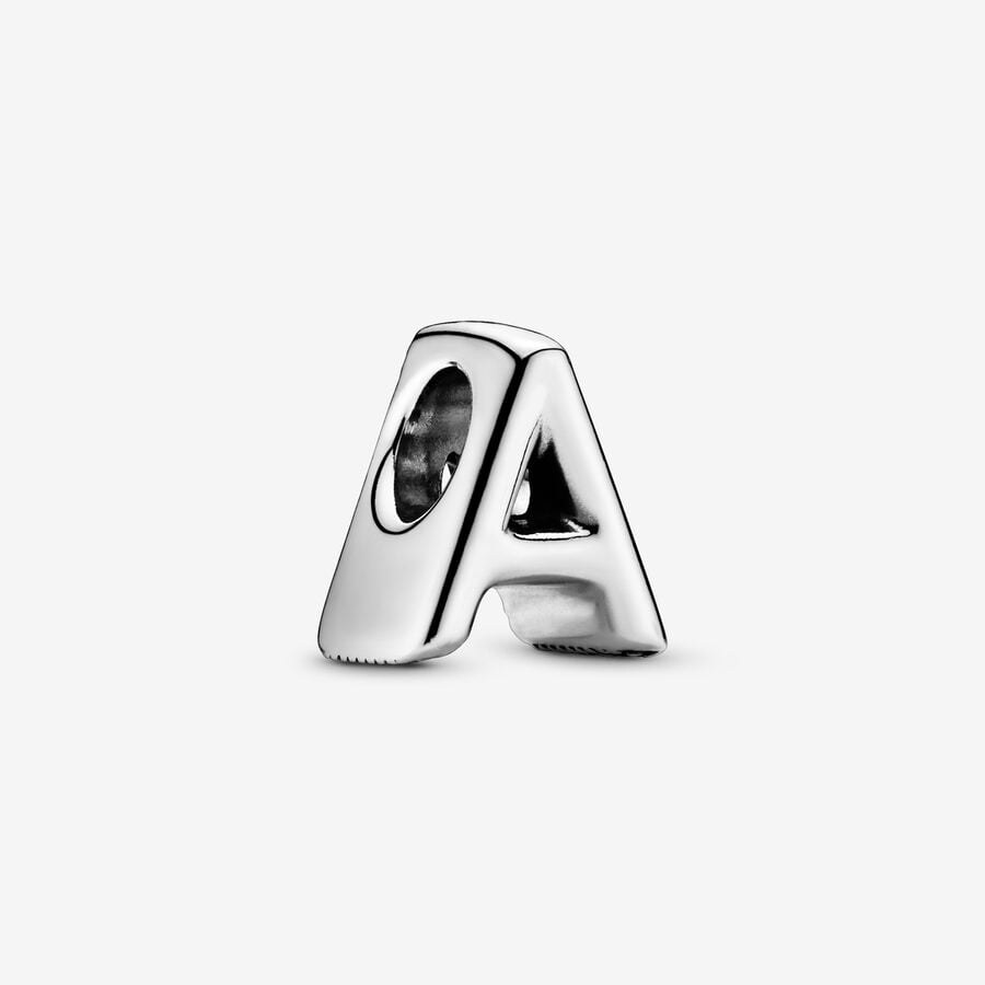 Pandora Letter A Alphabet Berlocker Silver | 421RWSYLA