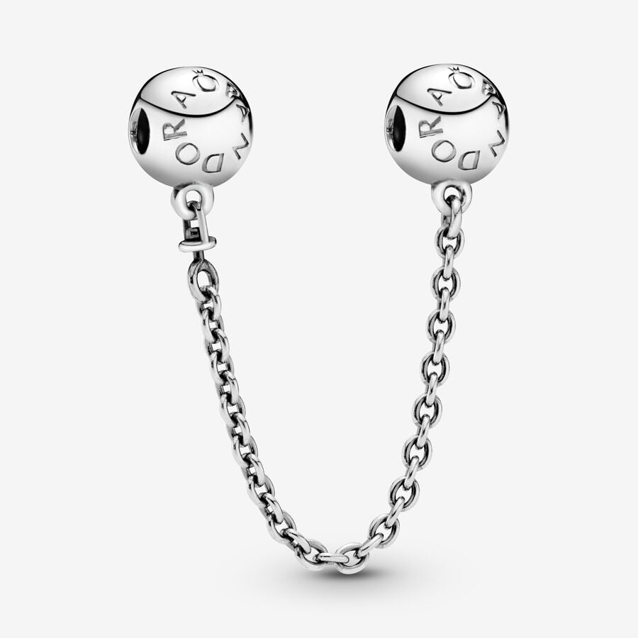 Pandora Logo Safety Silver | 026TBVJOP