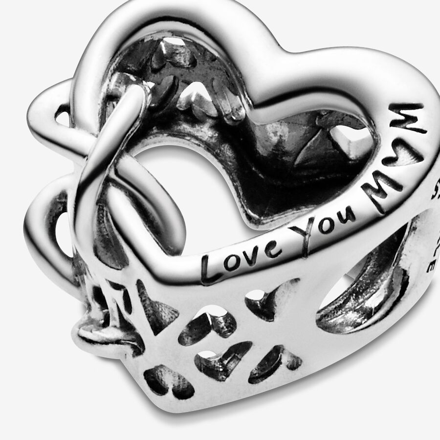 Pandora Love You Mum Infinity Berlocker Silver | 491DMITJC