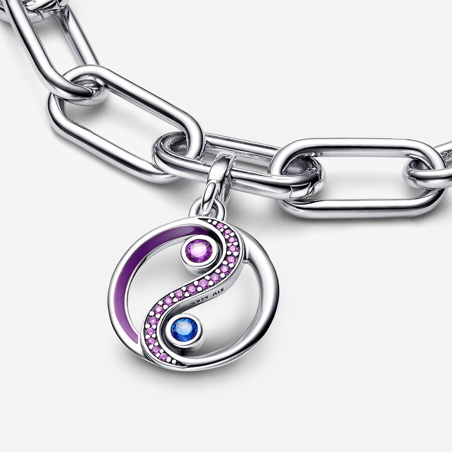 Pandora ME Balance Yin & Yang Medallion Hängen Silver | 462RMGYJW