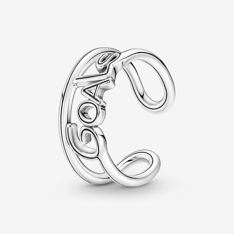 Pandora ME Goals Open Påstående Silver | 352IWJYTD