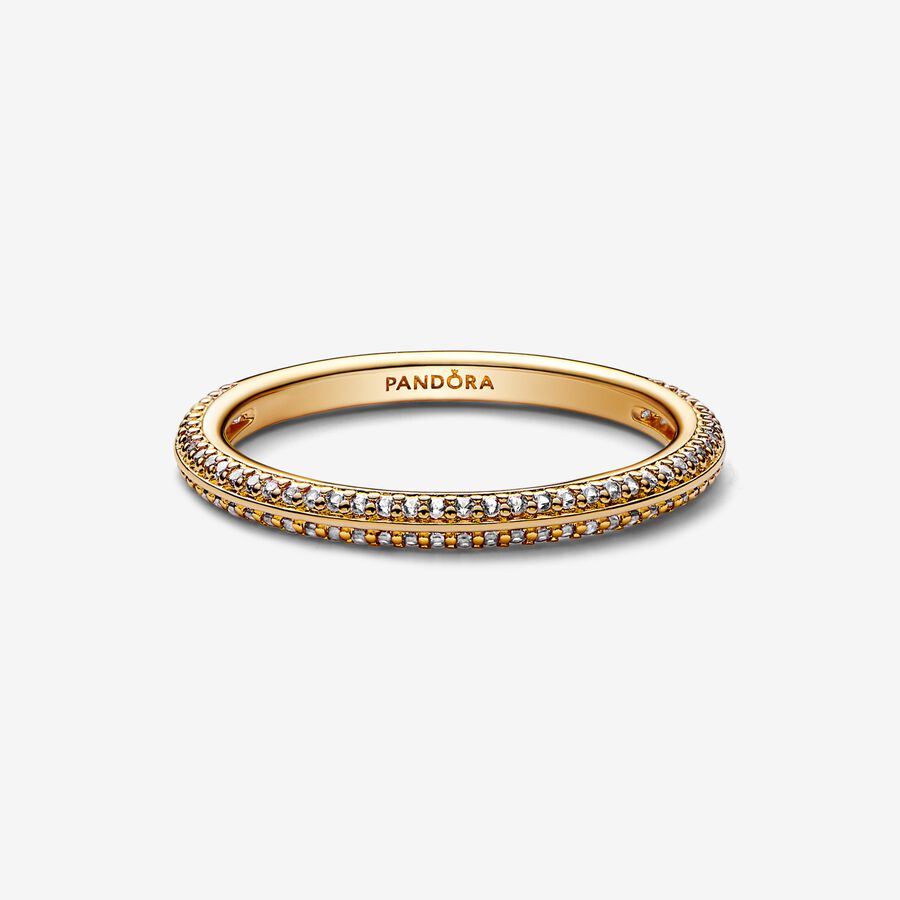 Pandora ME Pave Band Guld | 185BLZEHA