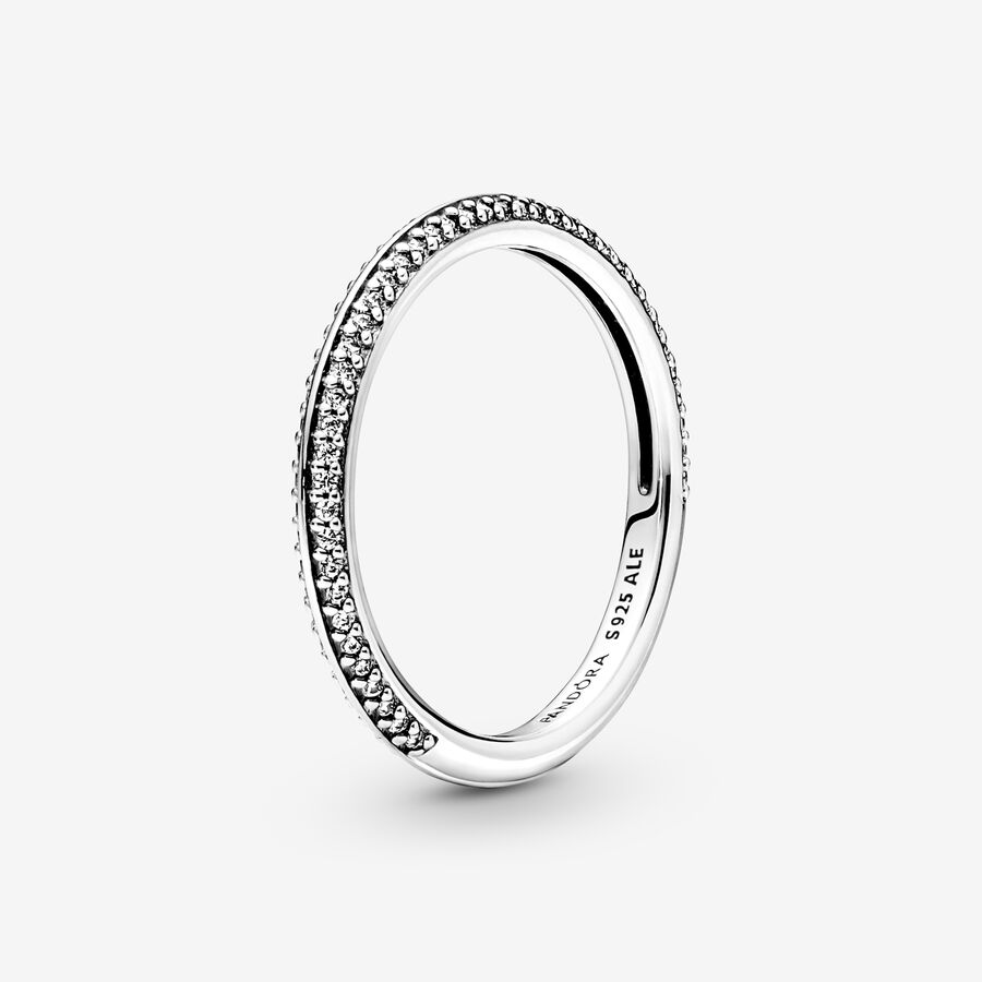 Pandora ME Pave Sparkling Base Ring Uppsättningar Olika Färger | 386CLYIQF