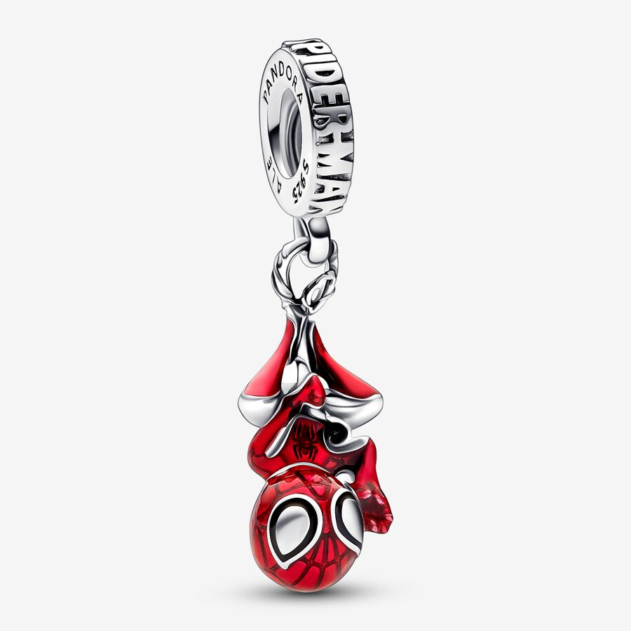 Pandora Marvel Hanging Spider-Man Berlocker Silver | 967UZKDVW