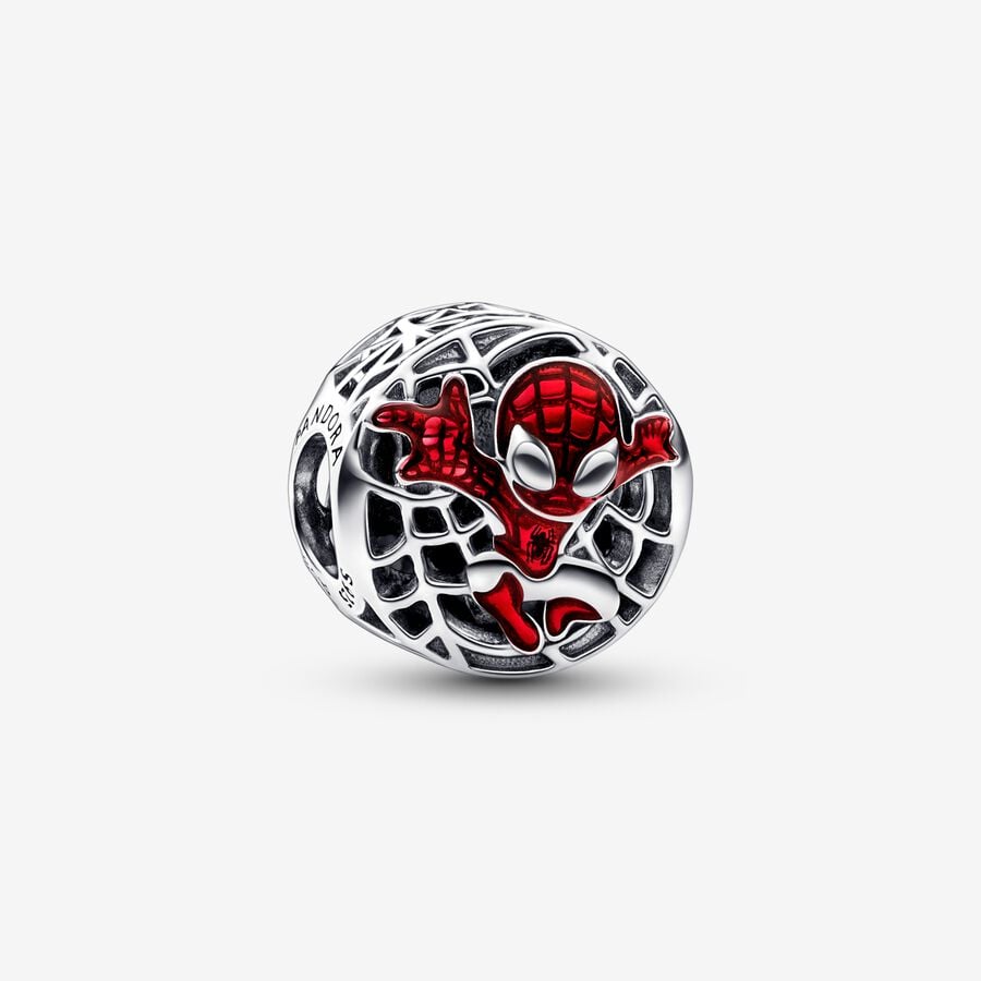 Pandora Marvel Spider-Man Soaring City Berlocker Silver | 089YOJNEU