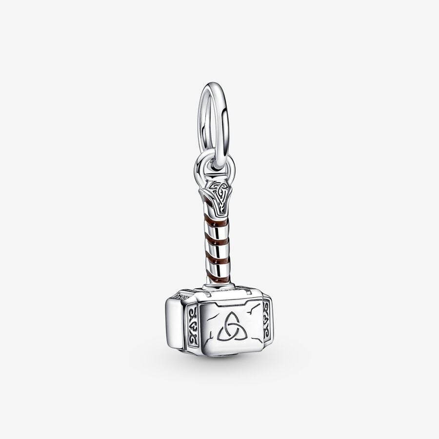 Pandora Marvel The Avengers Thor\'s Hammer Dingla Silver | 427VYIDKM