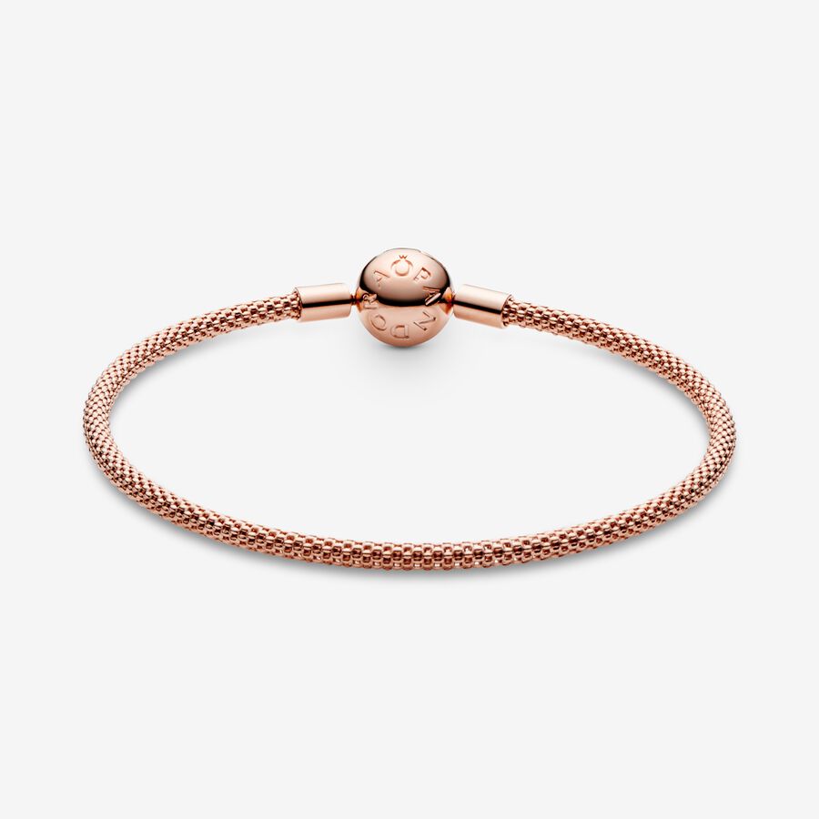 Pandora Moments Mesh Berlocker Rosa Guld | 835HCXINY