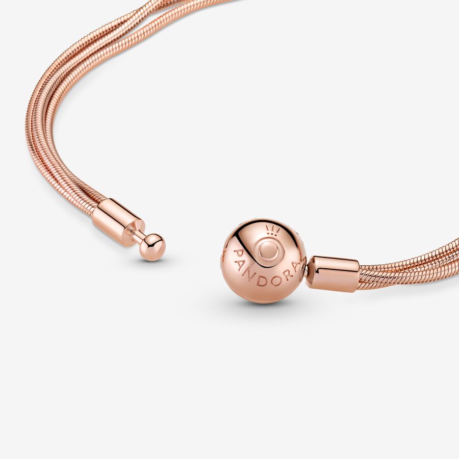 Pandora Moments Multi Snake Berlocker Rosa Guld | 274AJLPXW