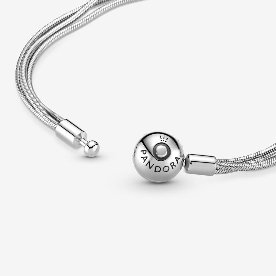 Pandora Moments Multi Snake Berlocker Silver | 056YFMHZC