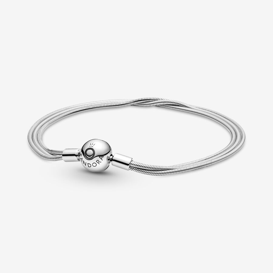 Pandora Moments Multi Snake Berlocker Silver | 056YFMHZC