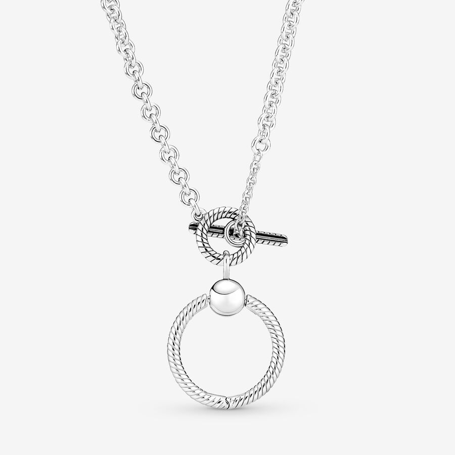 Pandora Moments O T-bar Berlocker Silver | 564YGZFHV