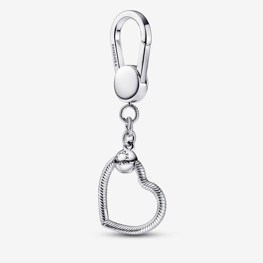 Pandora Moments Small Bag Holder Berlocker Silver | 832OQDIVF