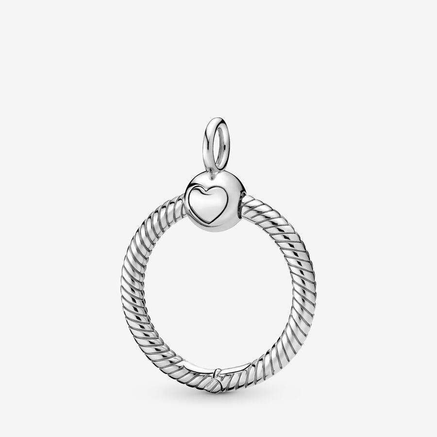 Pandora Moments Small O Berlocker Silver | 739OIHRGF