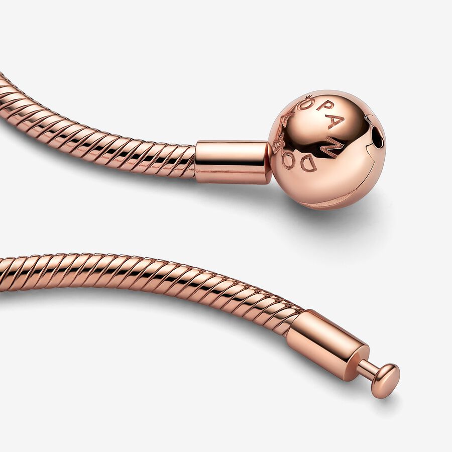 Pandora Moments Snake Berlocker Rosa Guld | 208UCSMGR