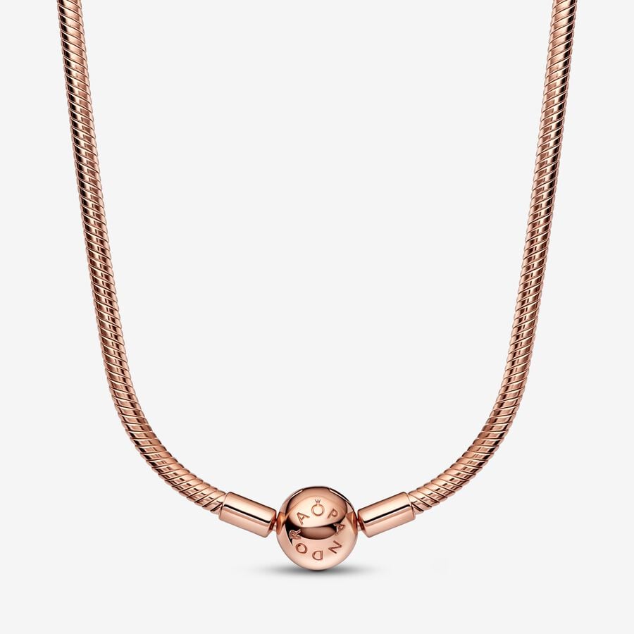 Pandora Moments Snake Berlocker Rosa Guld | 208UCSMGR