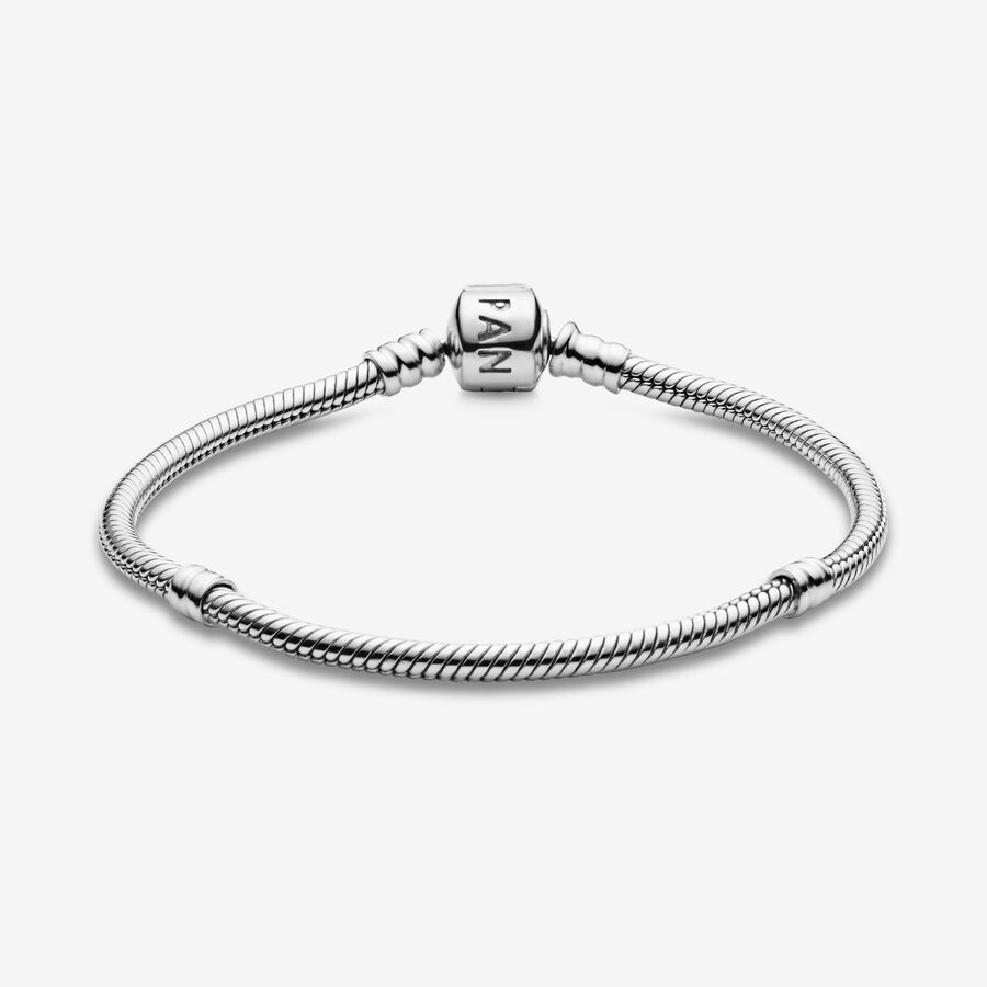 Pandora Moments Snake Berlocker Silver | 165FEHQTA