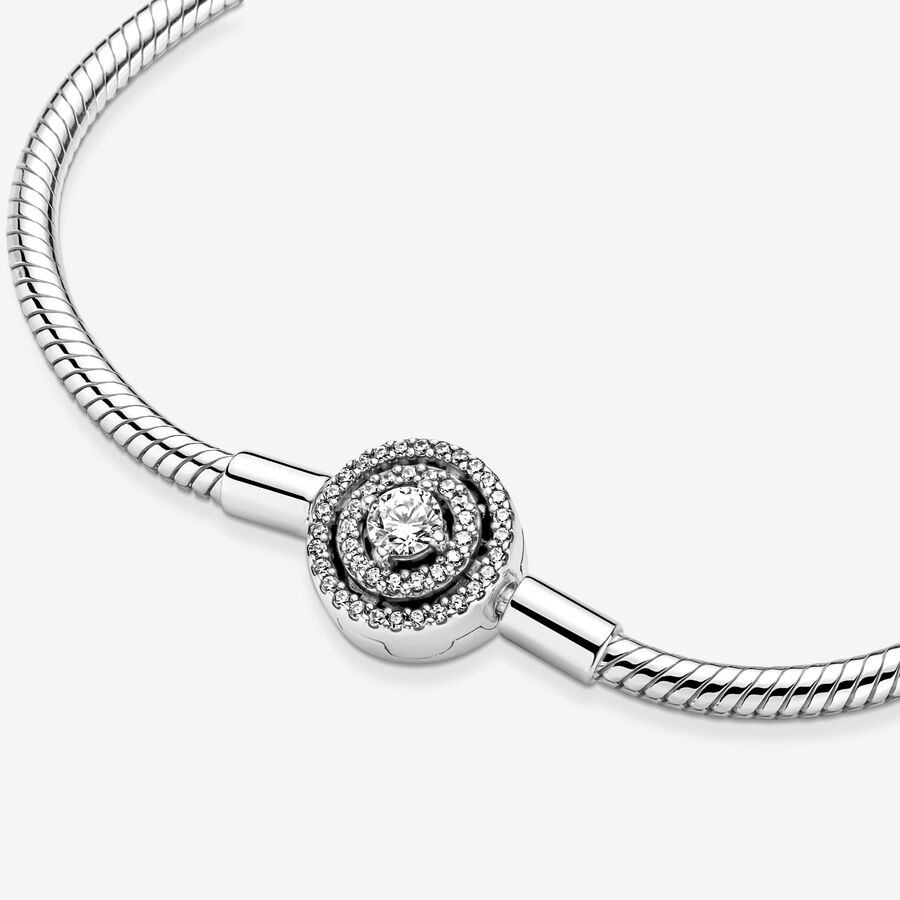 Pandora Moments Snake Berlocker Silver | 408UJAETV