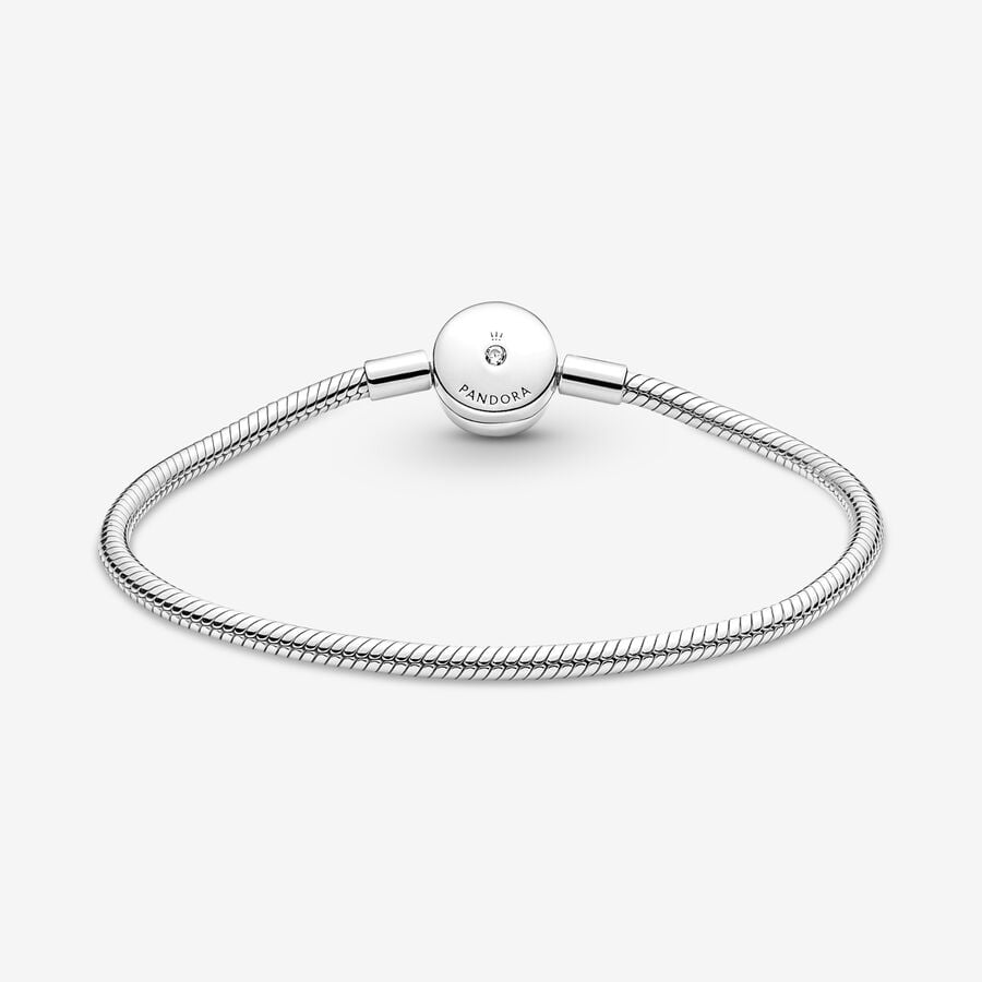 Pandora Moments Snake Berlocker Silver | 734MBDHNK