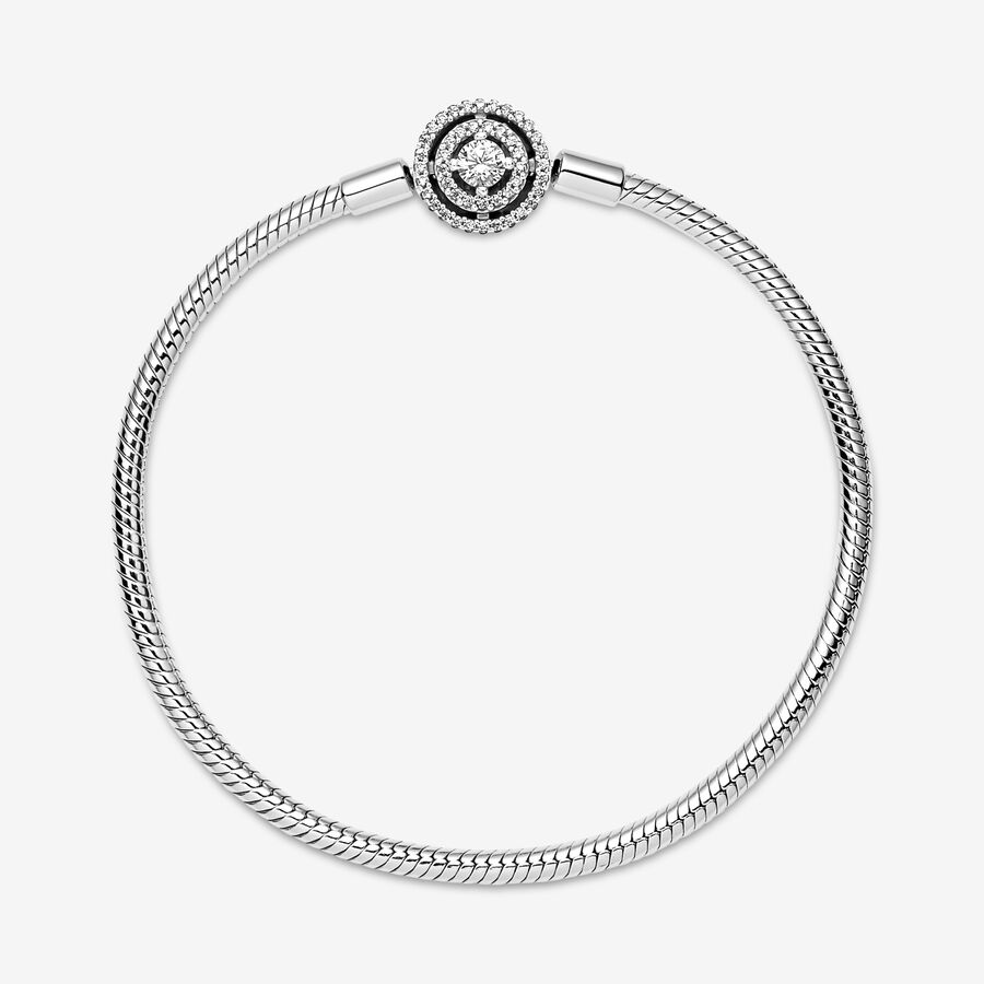 Pandora Moments Snake Berlocker Silver | 734MBDHNK