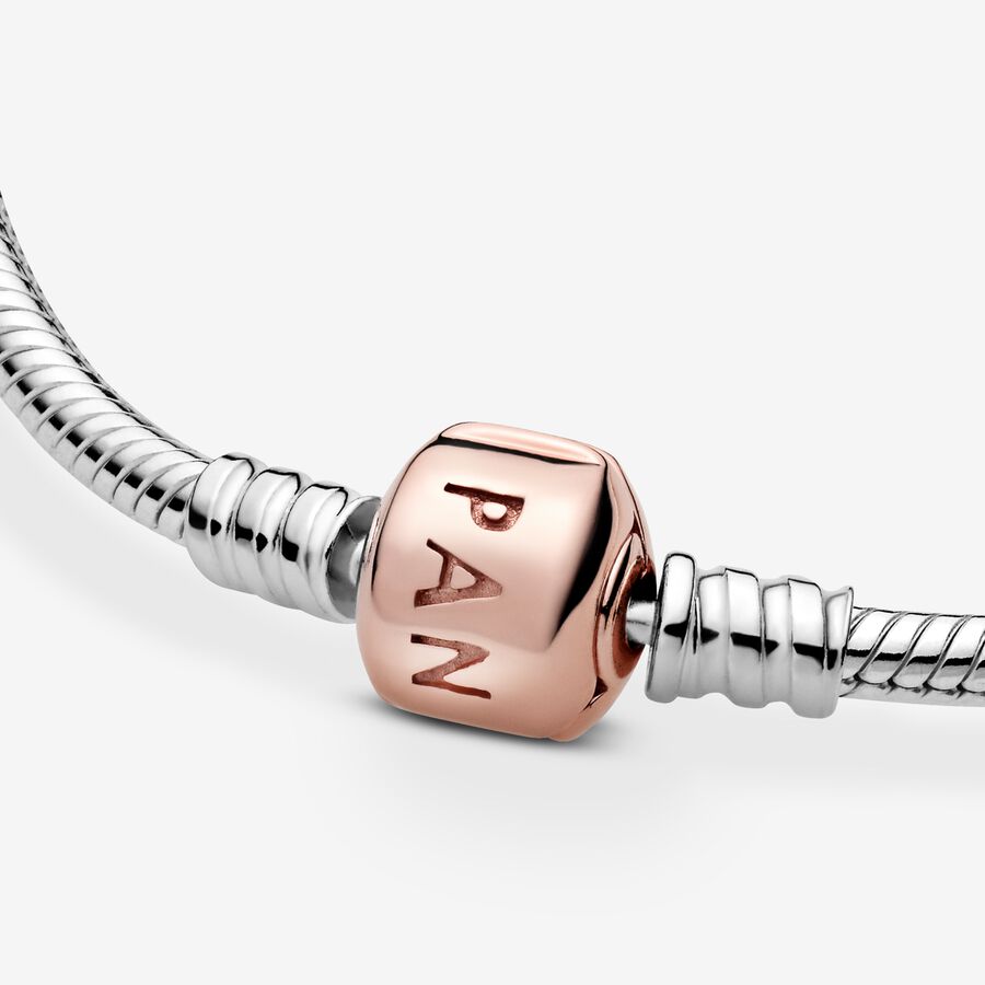 Pandora Moments Snake Kedja Two-tone | 821QRDCJW