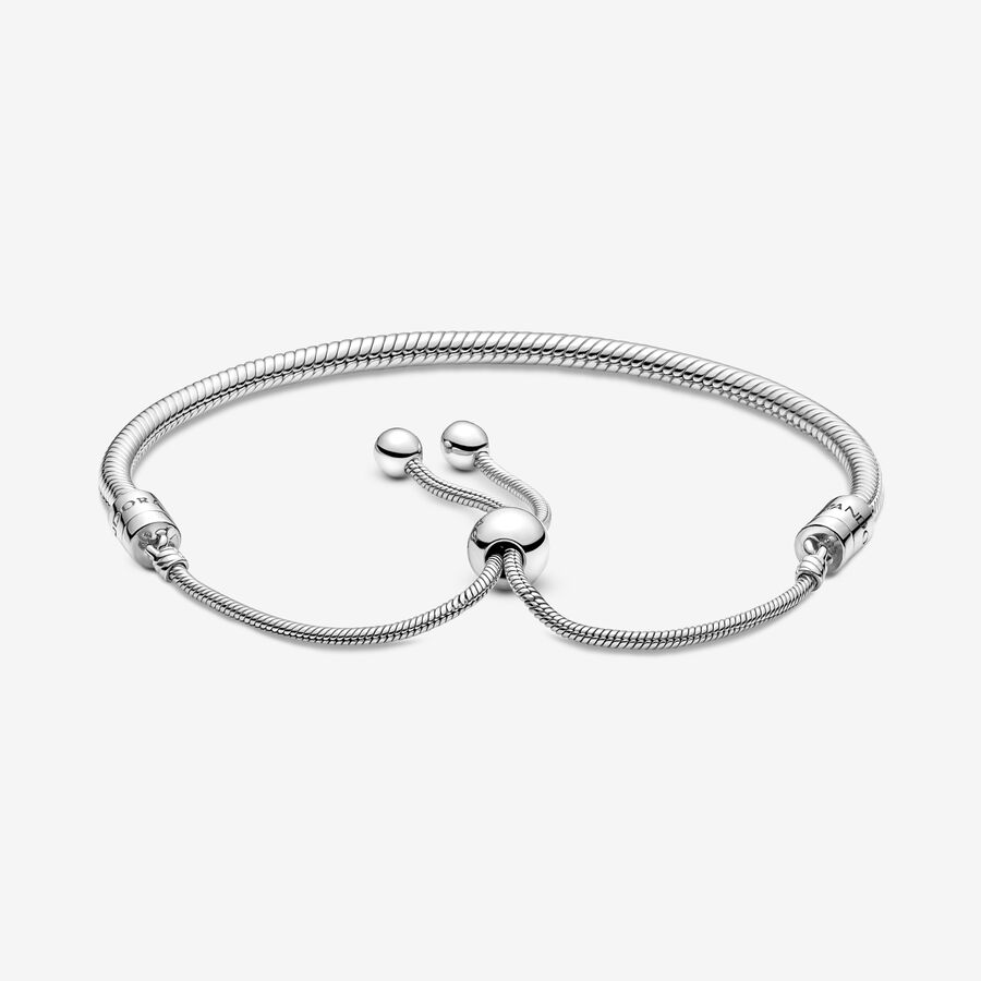 Pandora Moments Snake Slider Berlocker Silver | 409VBKAWY