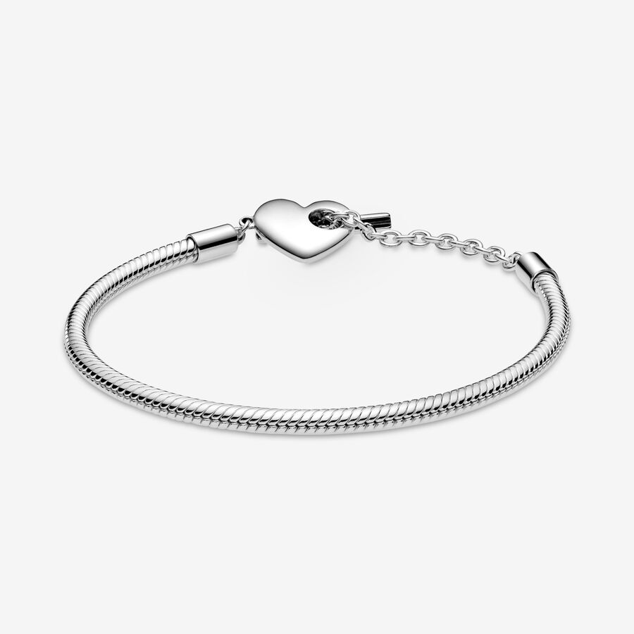 Pandora Moments T-Bar Snake Berlocker Silver | 362YBNRTK