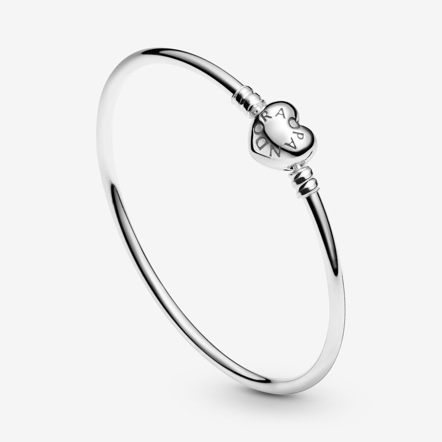 Pandora Moments with Logo Clasp Berlocker Silver | 256WITUHV