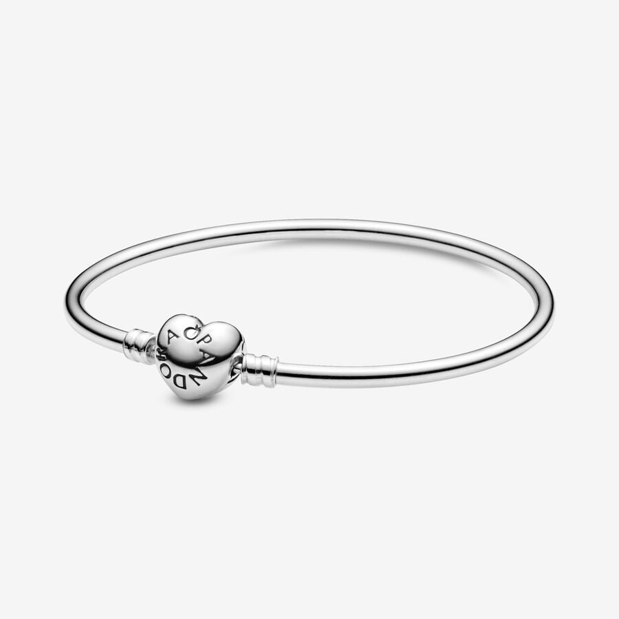 Pandora Moments with Logo Clasp Berlocker Silver | 256WITUHV