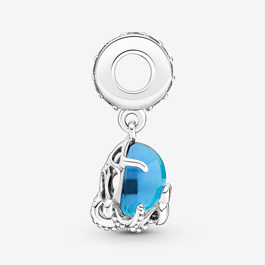 Pandora Murano Glass Cute Octopus Dingla Silver | 985OVMUIE