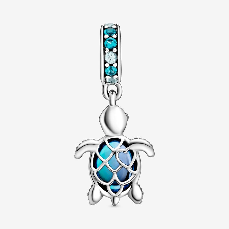 Pandora Murano Glass Sea Turtle Dingla Silver | 462VQZHCF