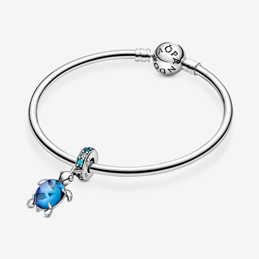 Pandora Murano Glass Sea Turtle Dingla Silver | 462VQZHCF