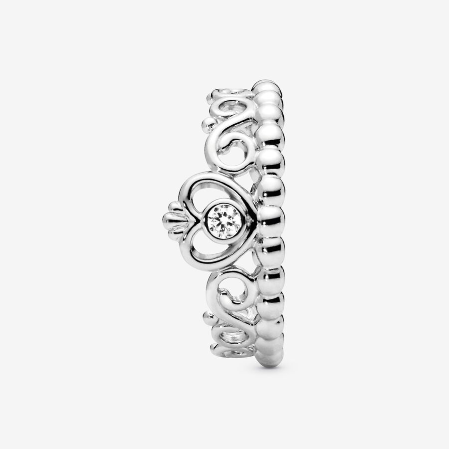 Pandora My Princess with Cubic Zirconia Hjärta Silver | 281DXNUEV