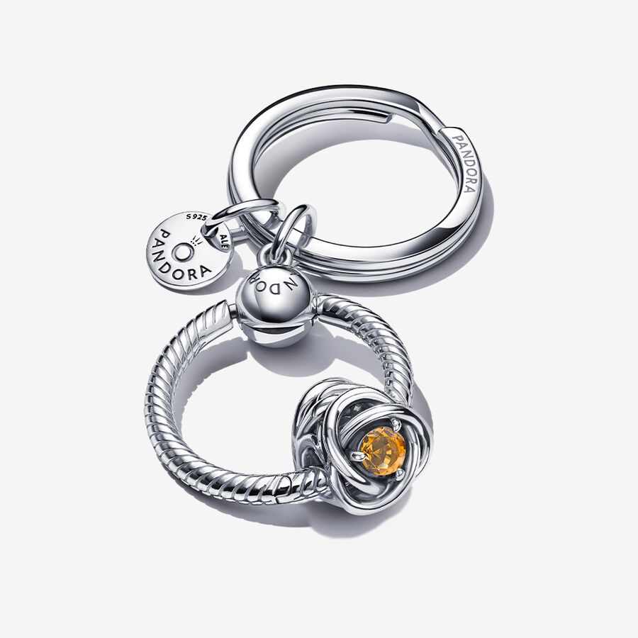 Pandora November Birthday Key Berlocker Olika Färger | 837BMOYPJ