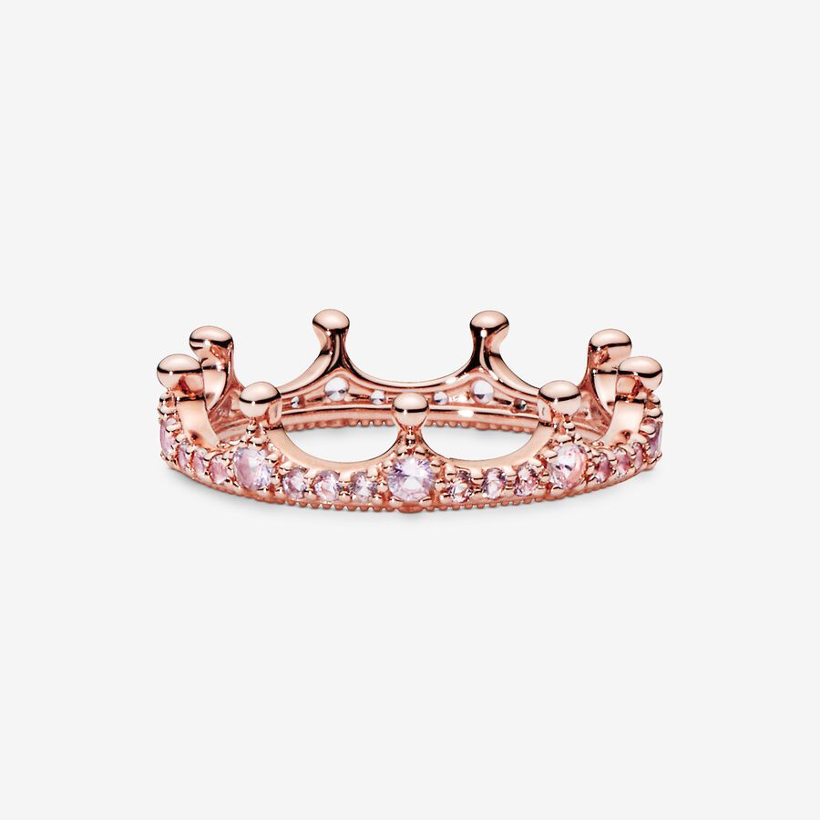 Pandora Pink Enchanted Crown in Stapelbar Rosa Guld | 917MWYVRE