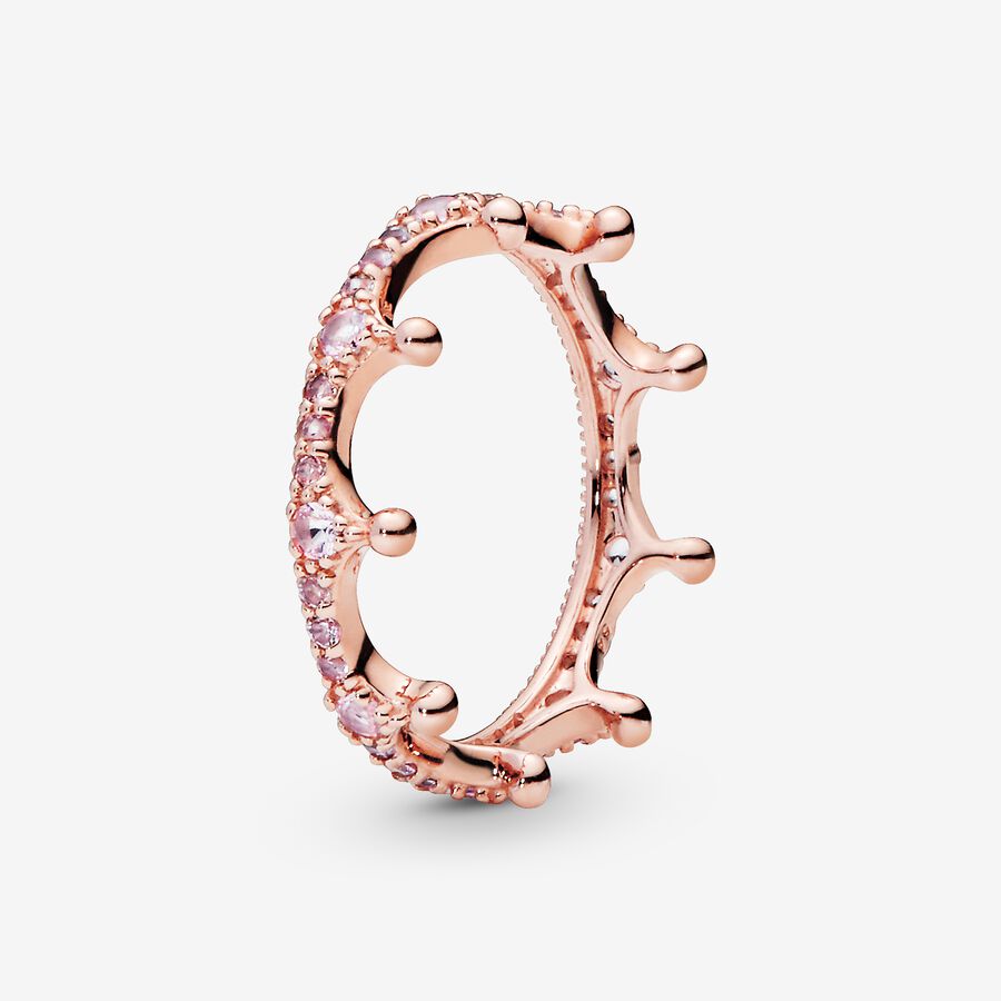 Pandora Pink Enchanted Crown in Stapelbar Rosa Guld | 917MWYVRE