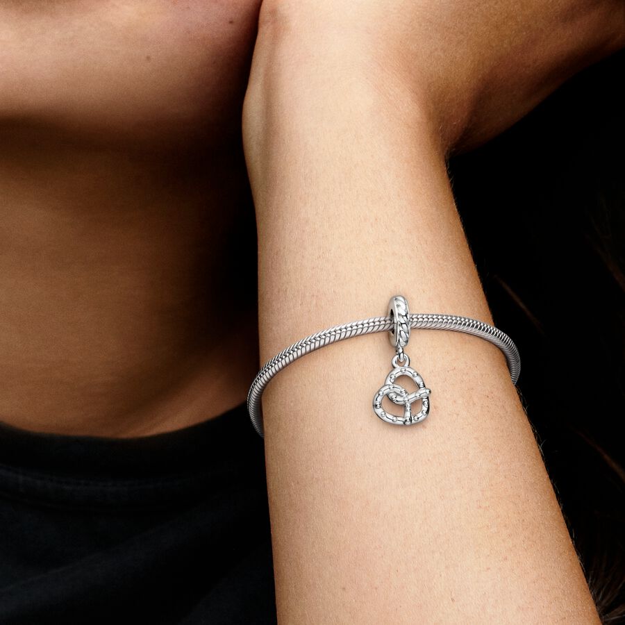 Pandora Pretzel Dingla Silver | 259ZBFLRD