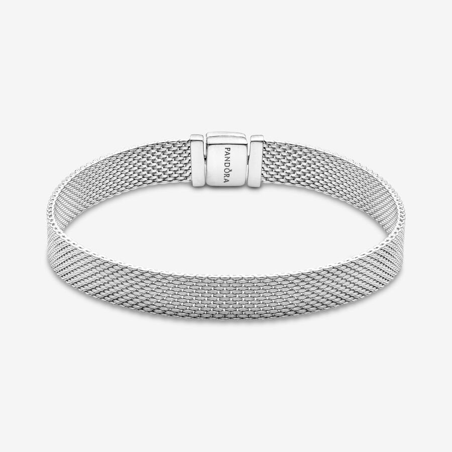 Pandora Reflexions Mesh Berlocker Silver | 209REULJX