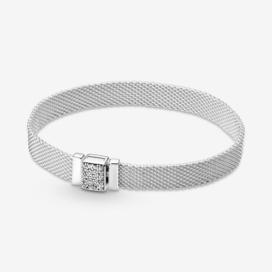 Pandora Reflexions Sparkling Clasp Berlocker Silver | 316IPKEZL