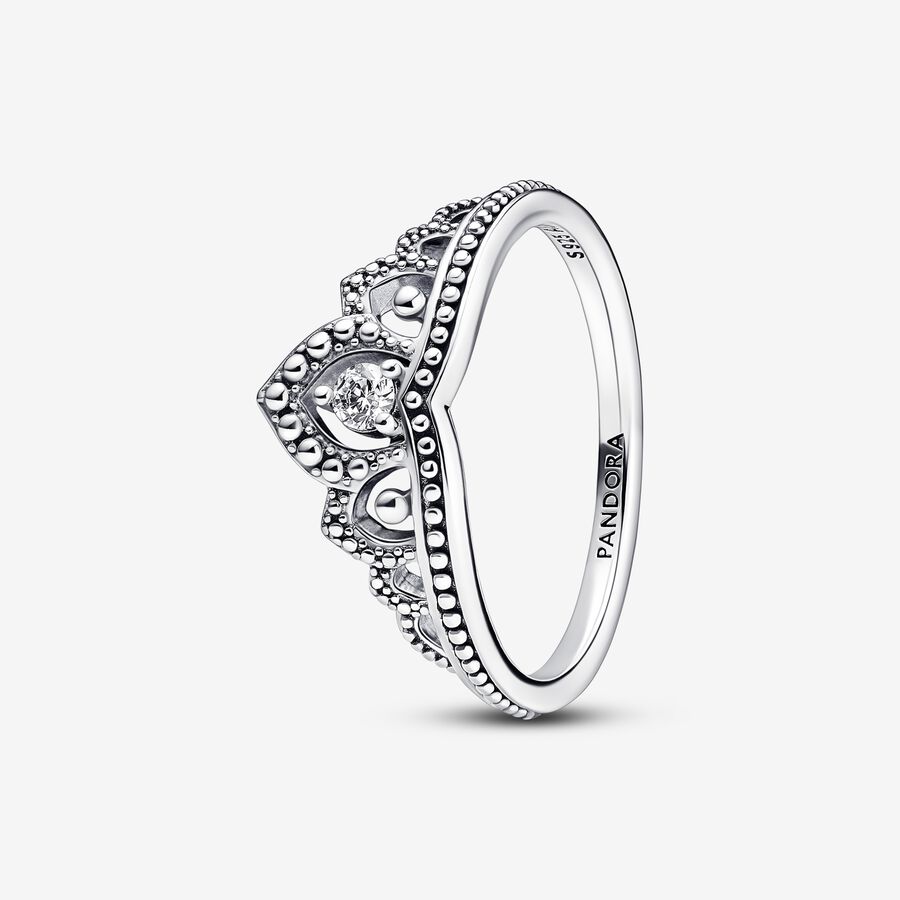 Pandora Regal Beaded Tiara Ring Uppsättningar Olika Färger | 690BGWKMN