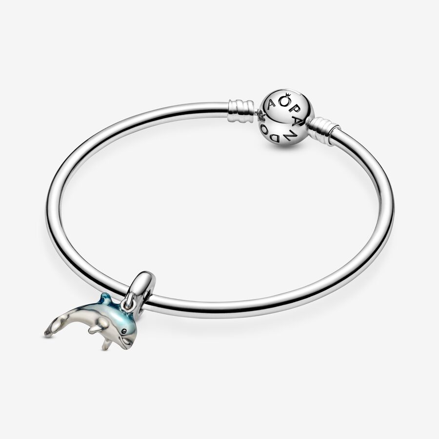 Pandora Shimmering Dolphin Dingla Silver | 608RWAZVF