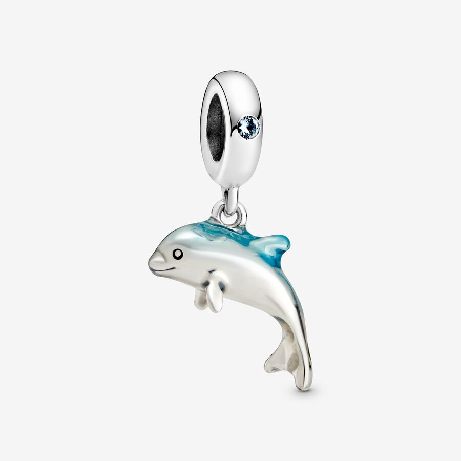 Pandora Shimmering Dolphin Dingla Silver | 608RWAZVF