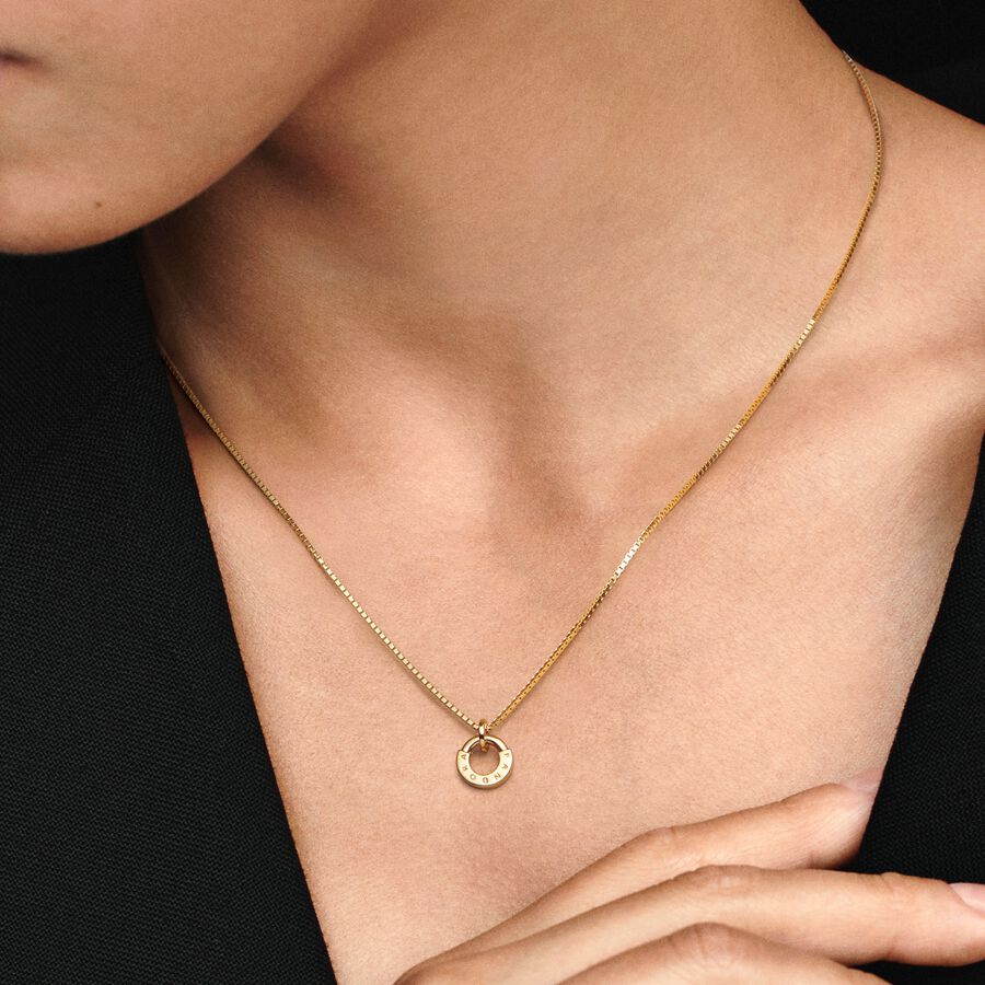 Pandora Signature I-D Collier & Hängen Guld | 836UDFTSI