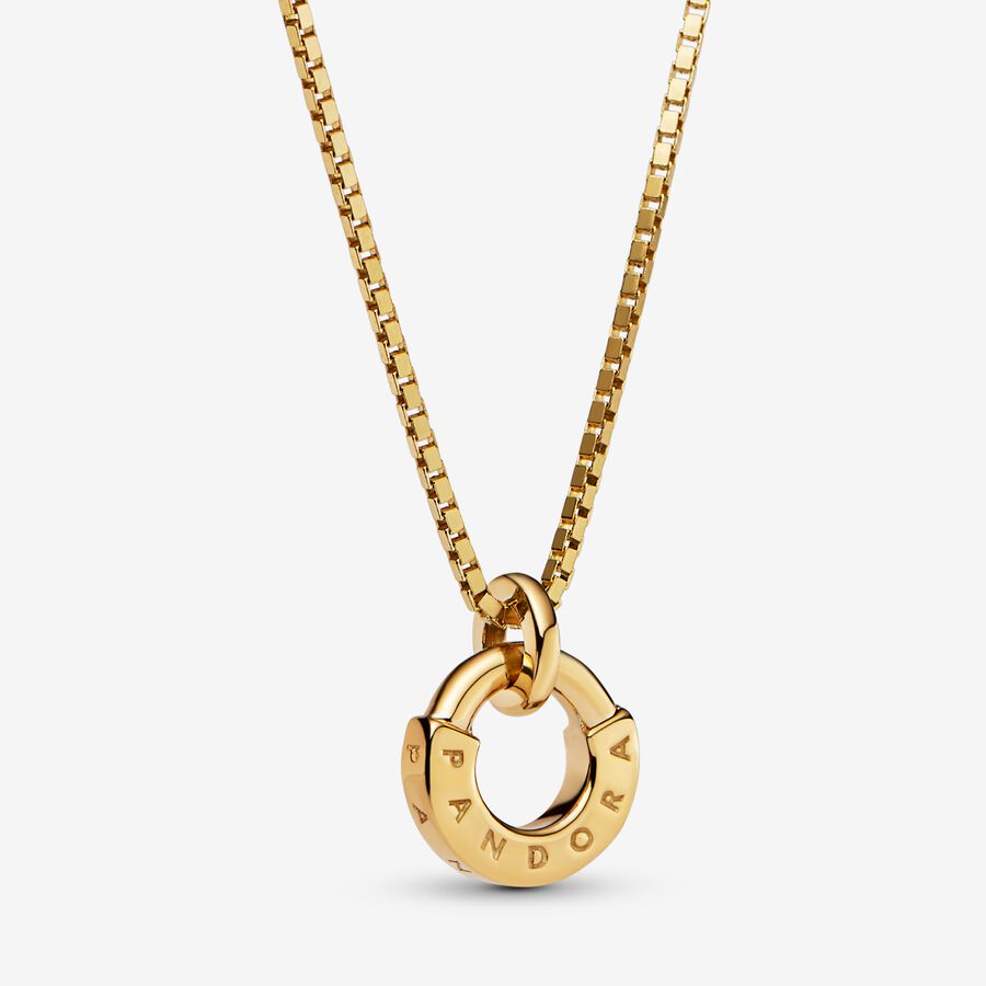 Pandora Signature I-D Collier & Hängen Guld | 836UDFTSI