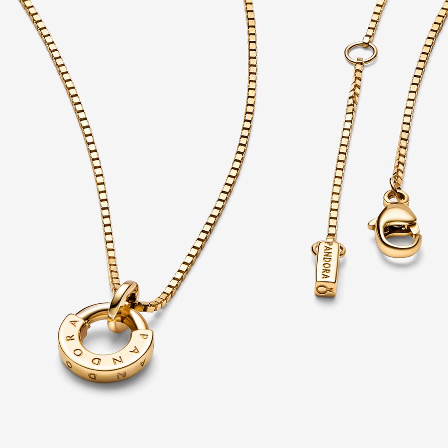 Pandora Signature I-D Collier & Hängen Guld | 836UDFTSI