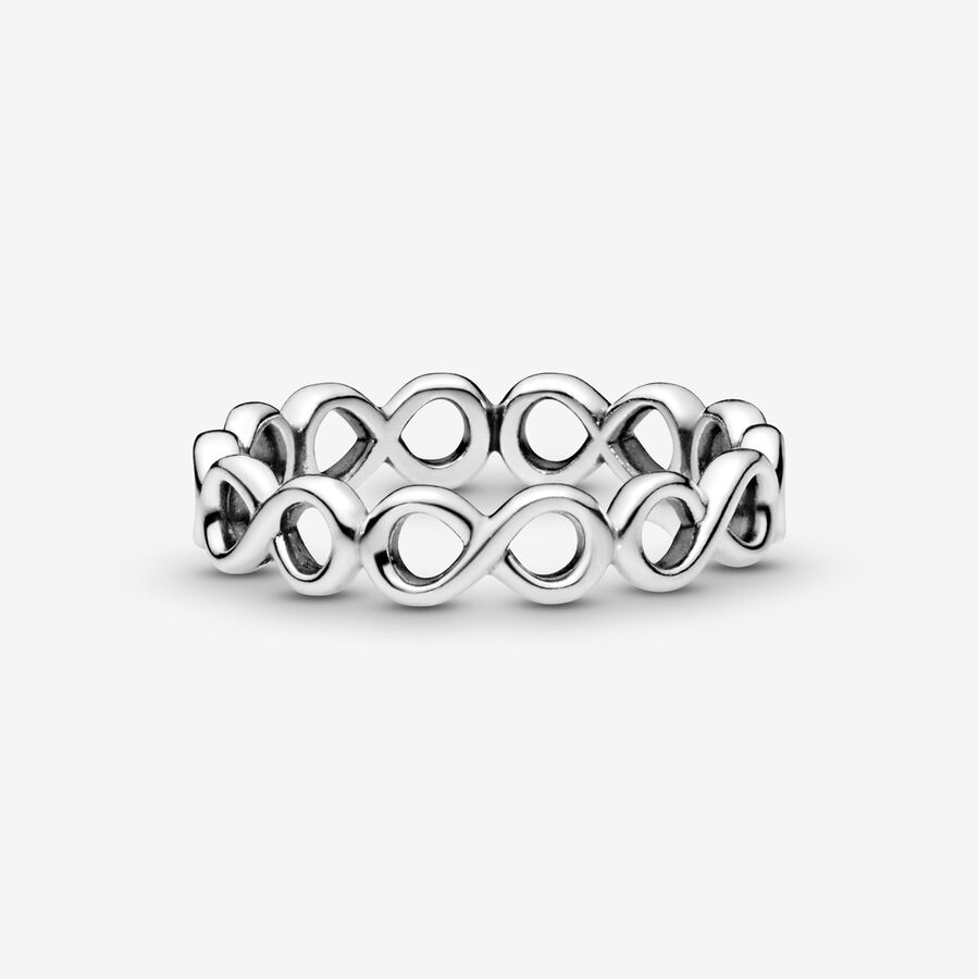 Pandora Simple Infinity Band Silver | 692TKVGIH