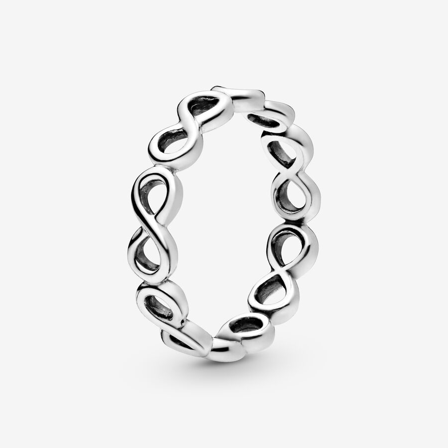 Pandora Simple Infinity Band Silver | 692TKVGIH